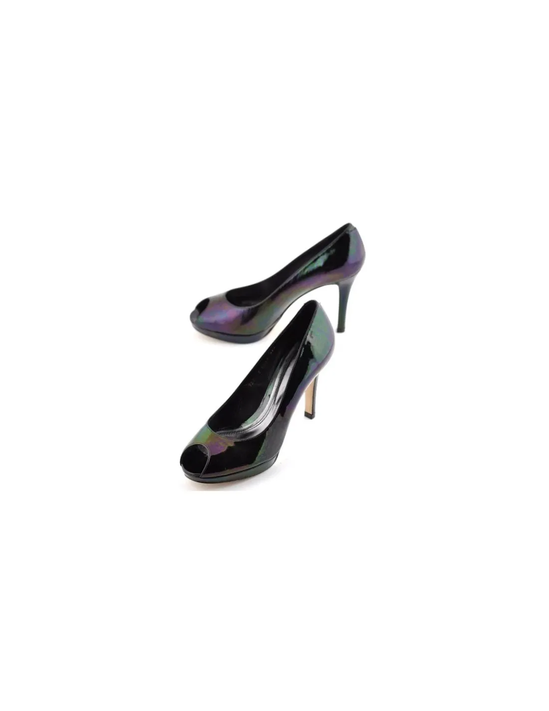 luxax_czolenka_open_toe_s_3.webp Damskie Luxax czolenka open toe, skora lakierowana czarny petrol