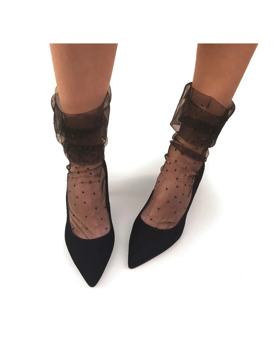 Damskie Marisa Rey czolenka z czarnej skory zamszowej, minimalistyczna forma i unikatowe obcasy