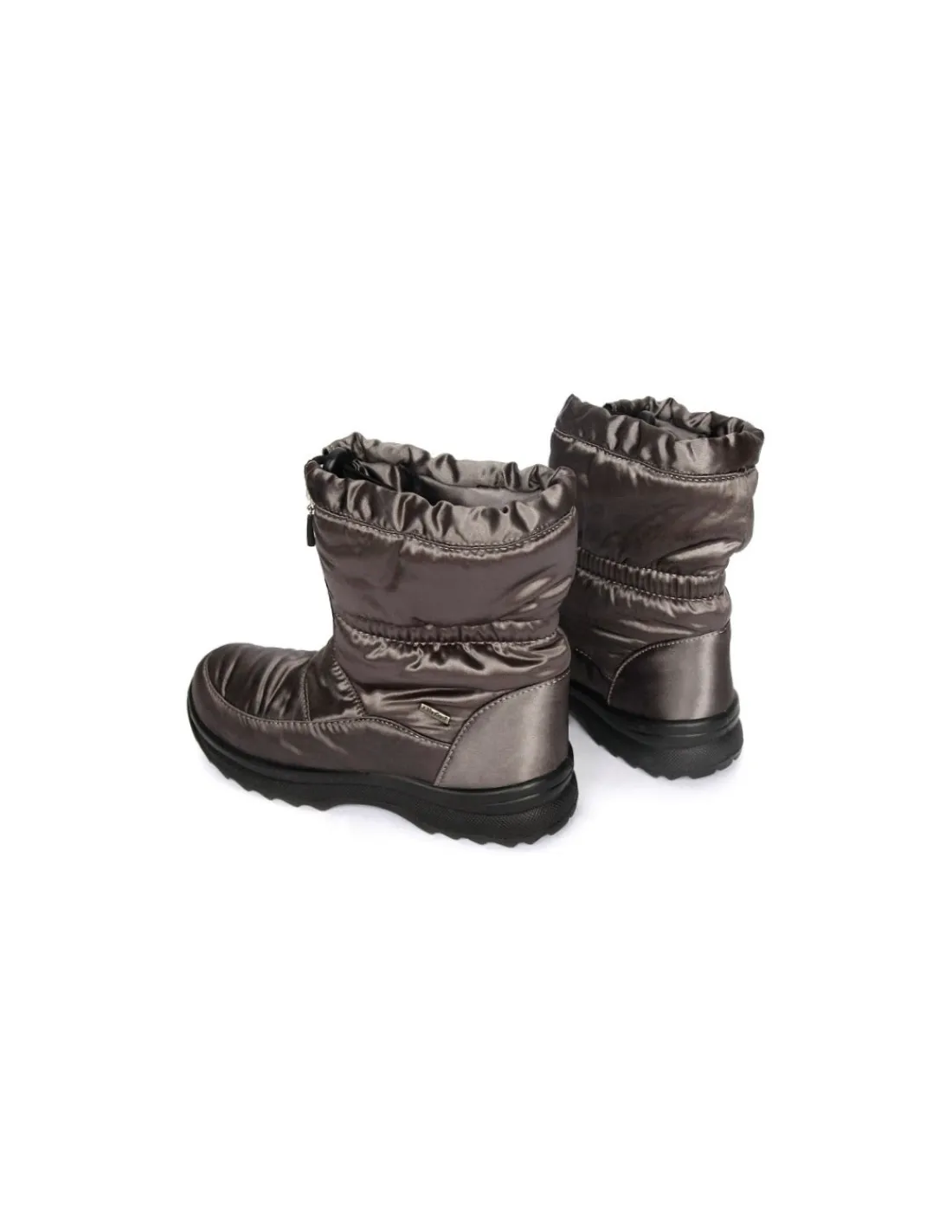 Damskie Romika botki z membrana "water proof" grafitowe metaliczne ocieplone